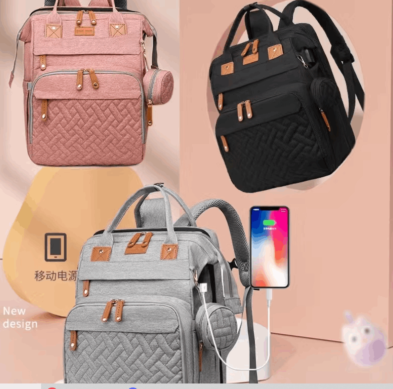 Multifunctional Foldable Waterproof Mother-Baby-Child Bag